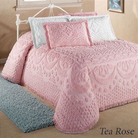 tufted chenille bedding|clearance chenille bedspreads.